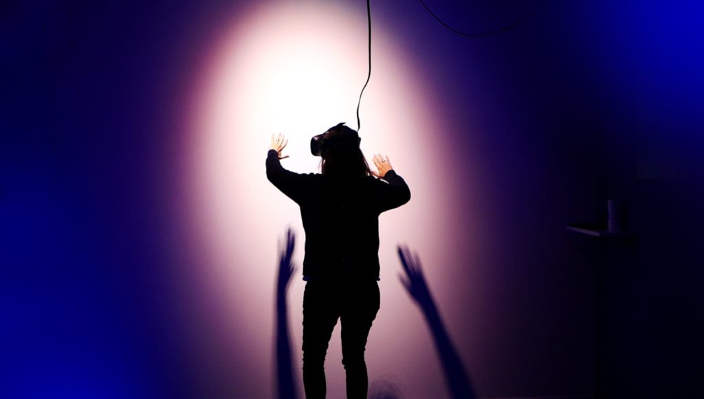 Person using VR Headset
