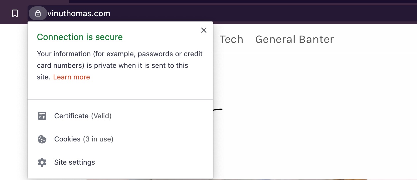 secure https connection